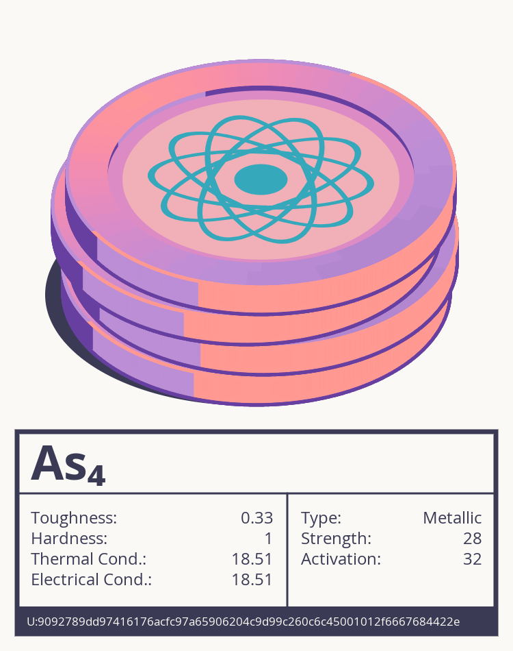 As₄ molecule