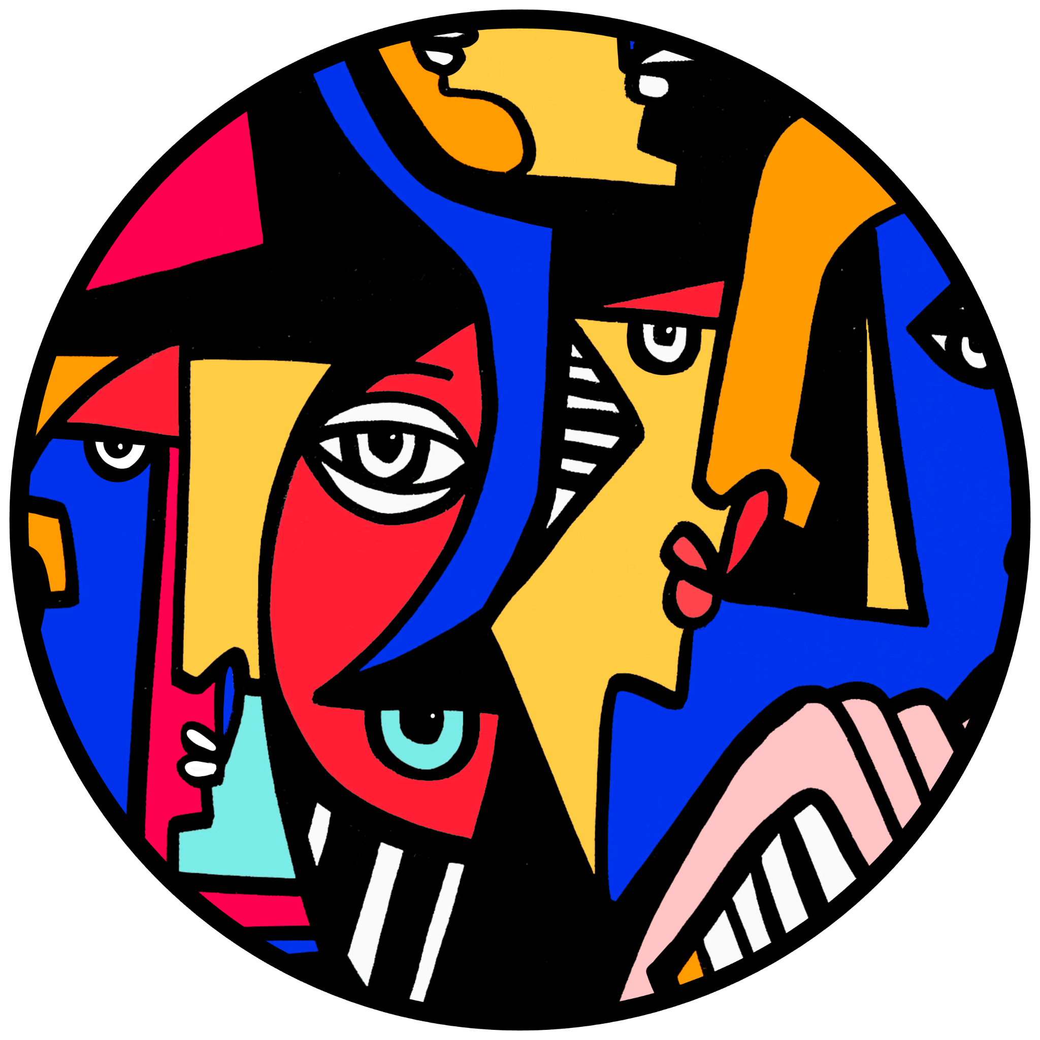 Cubist Circle 40