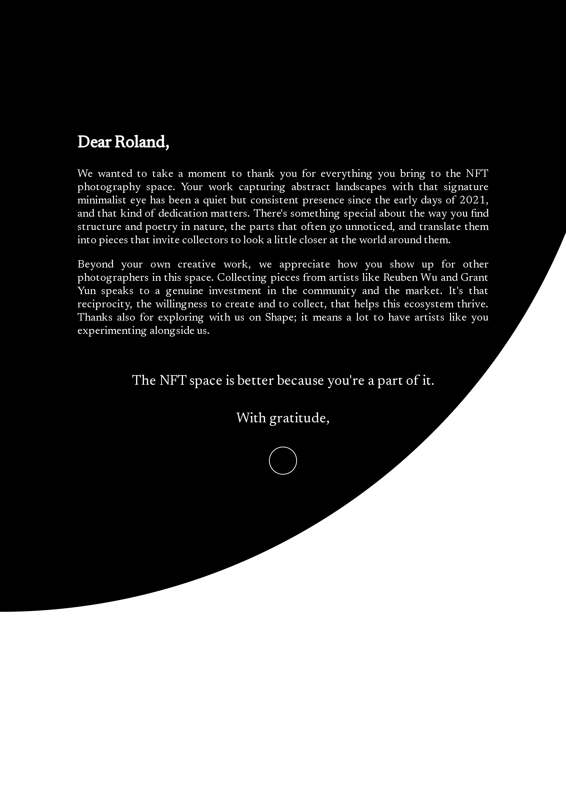 Dear Roland