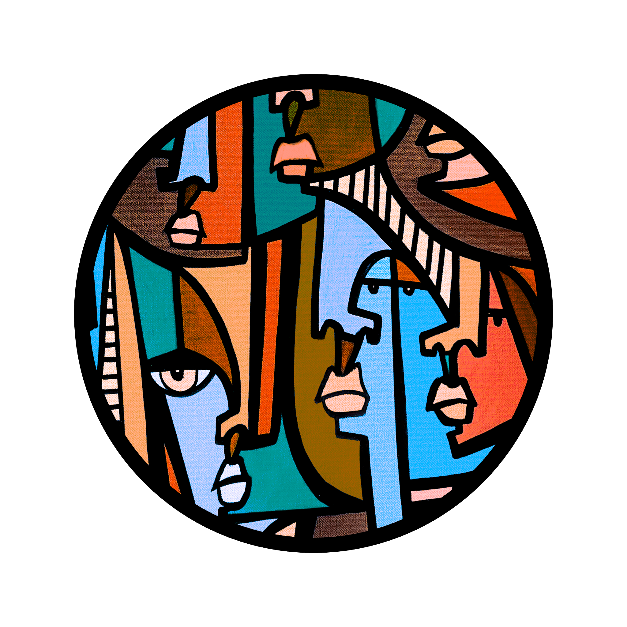 Cubist Circle 100