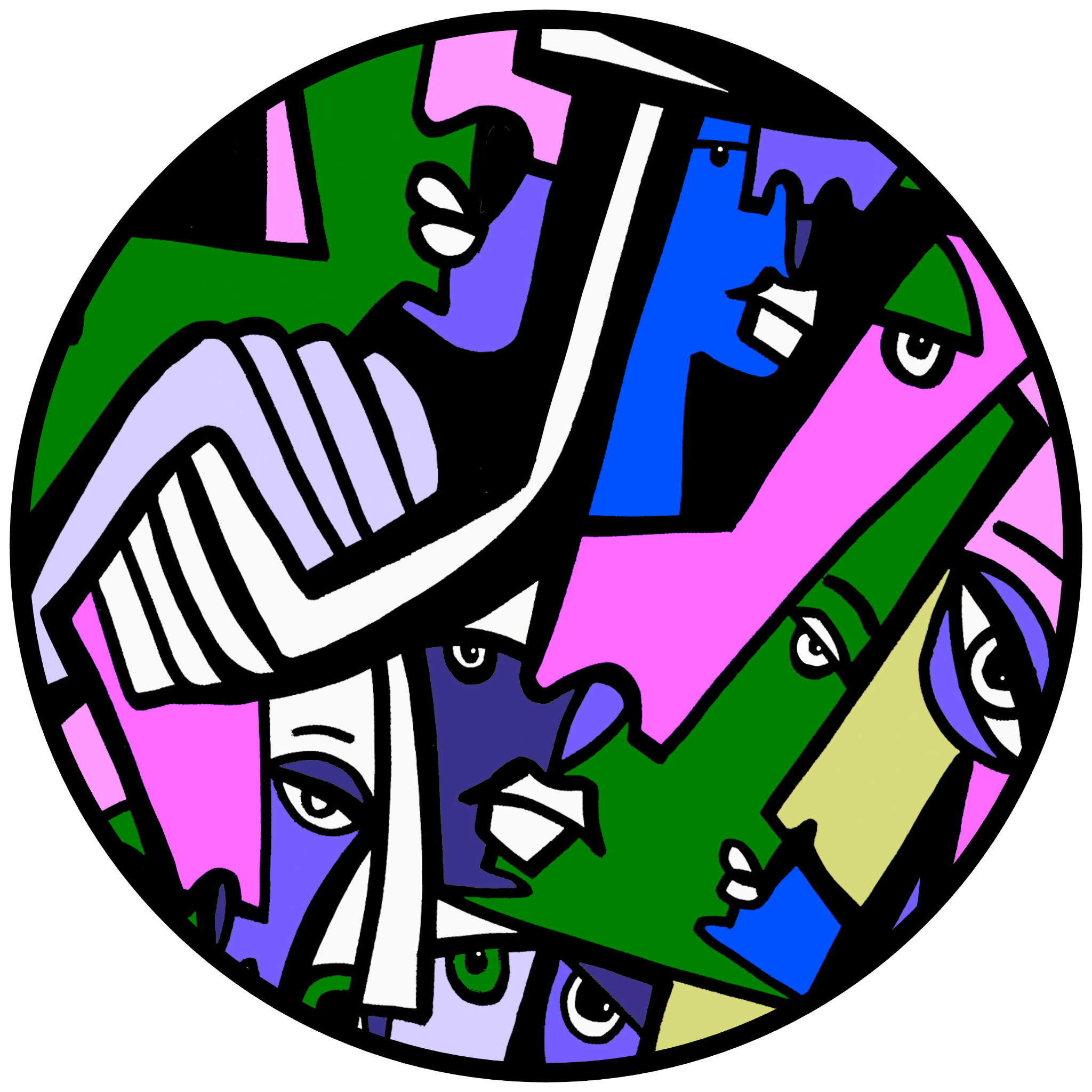 Cubist Circle 33