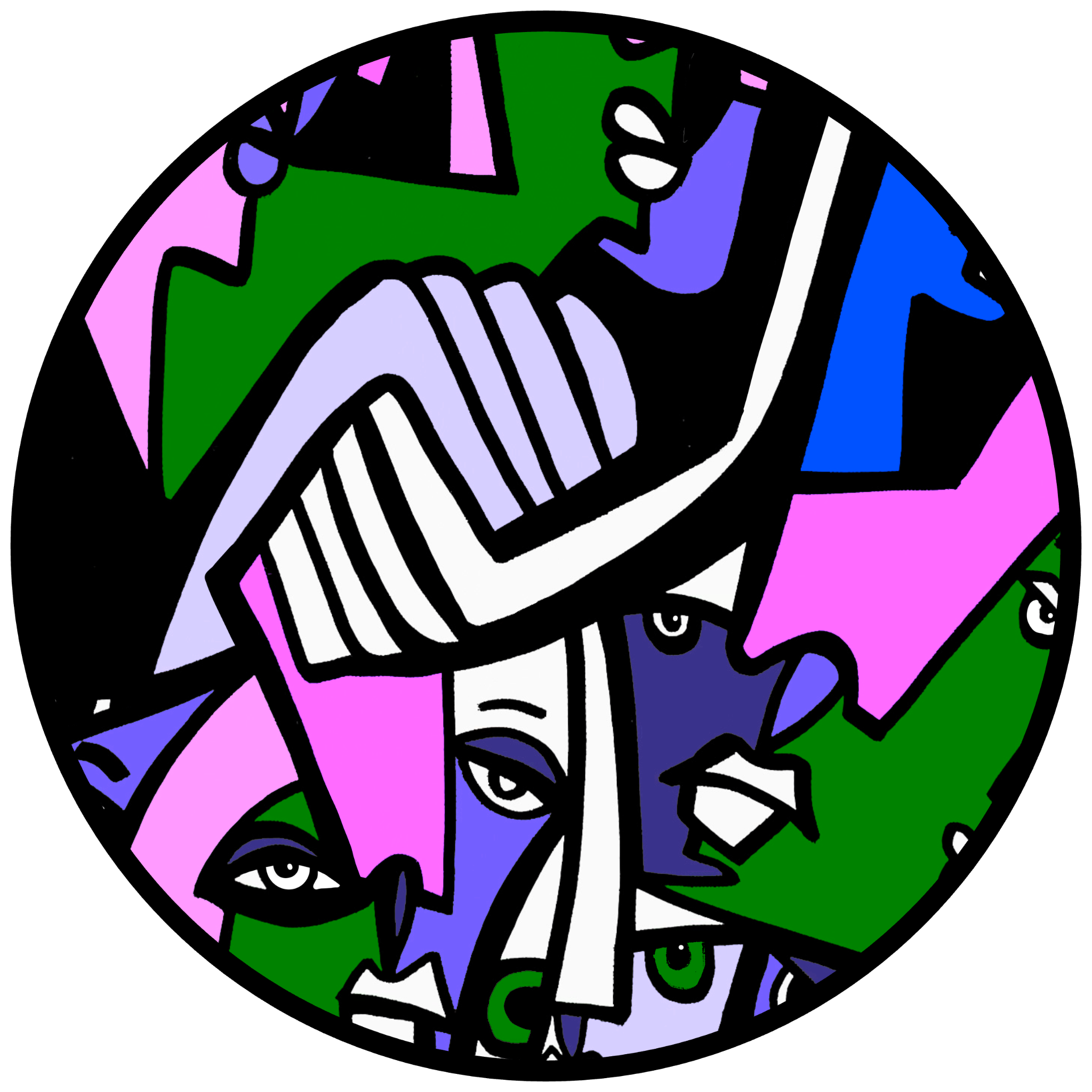 Cubist Circle 91