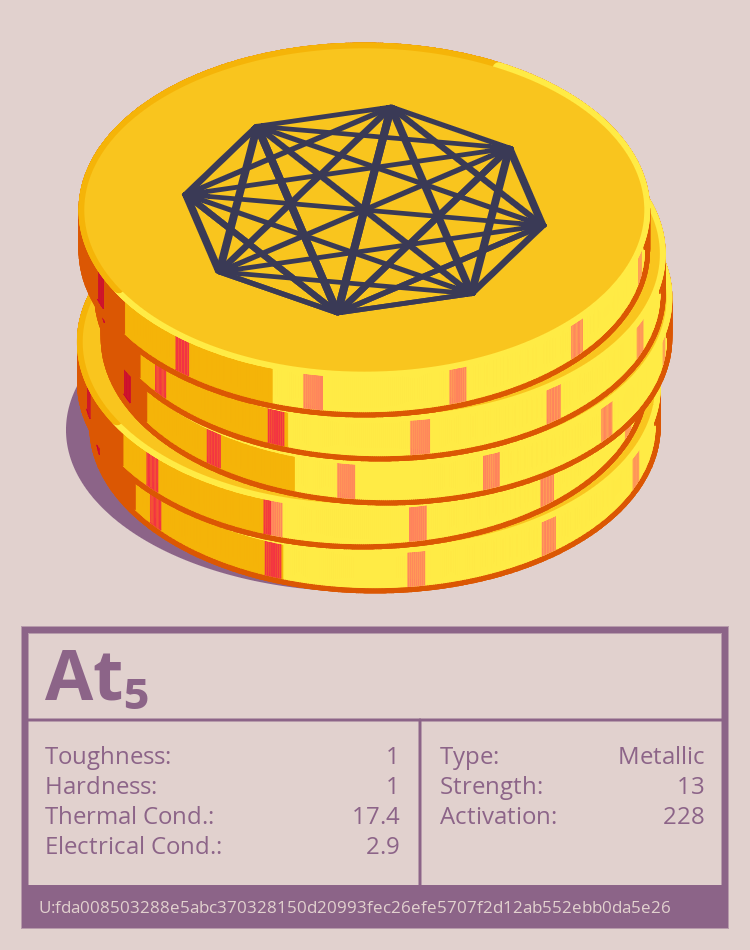 At₅ molecule