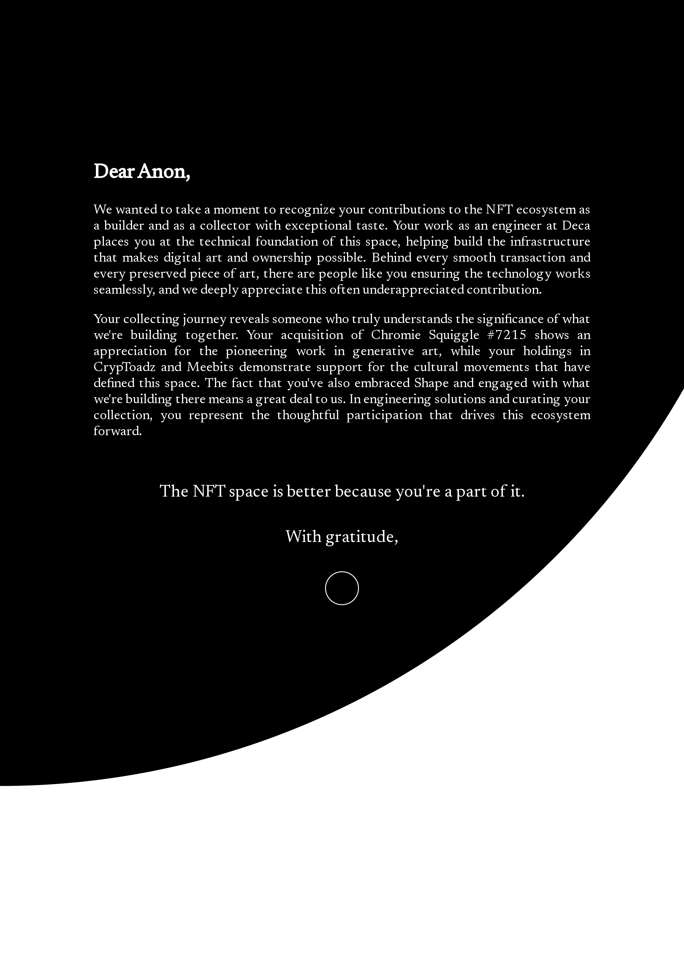 Dear Anon