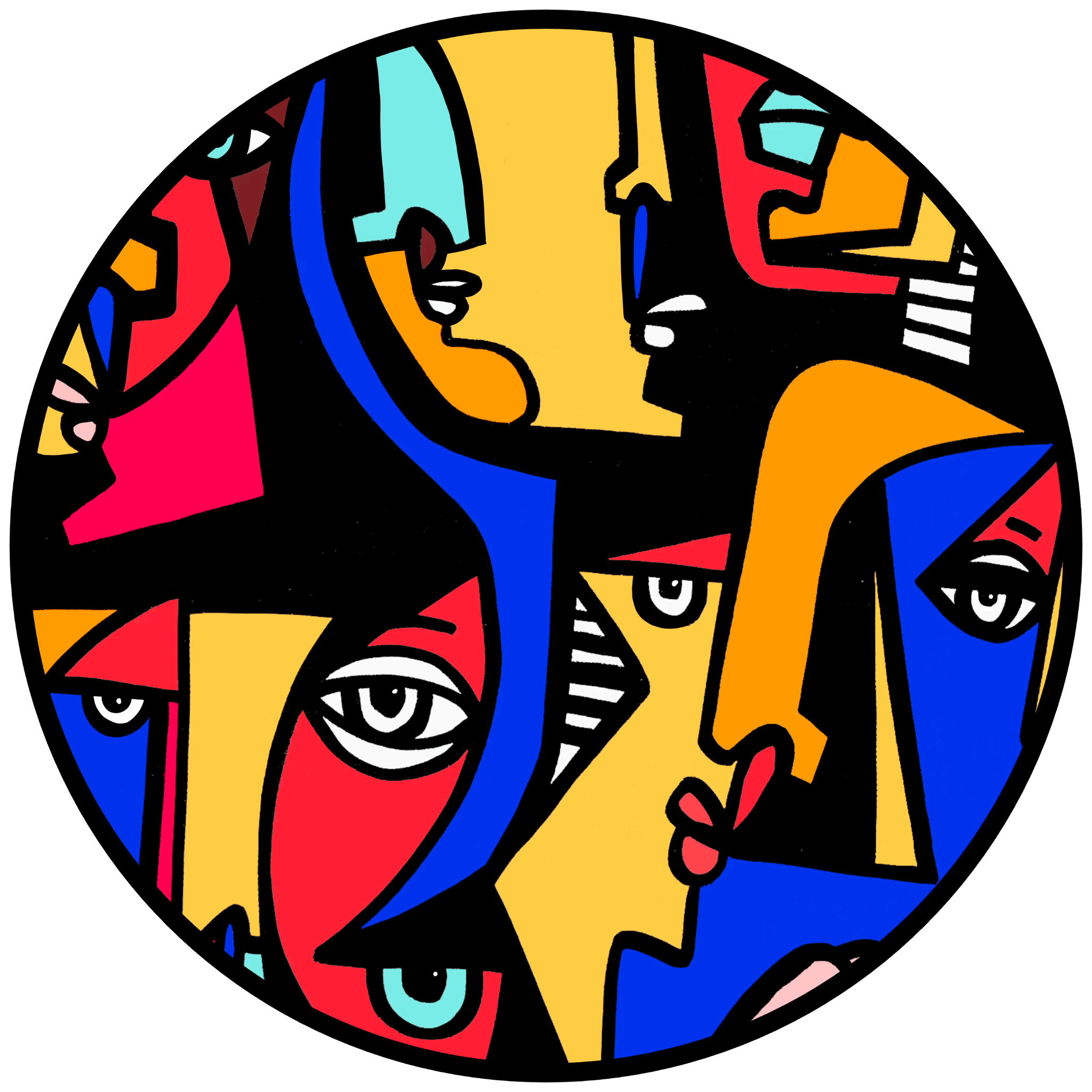 Cubist Circle 114