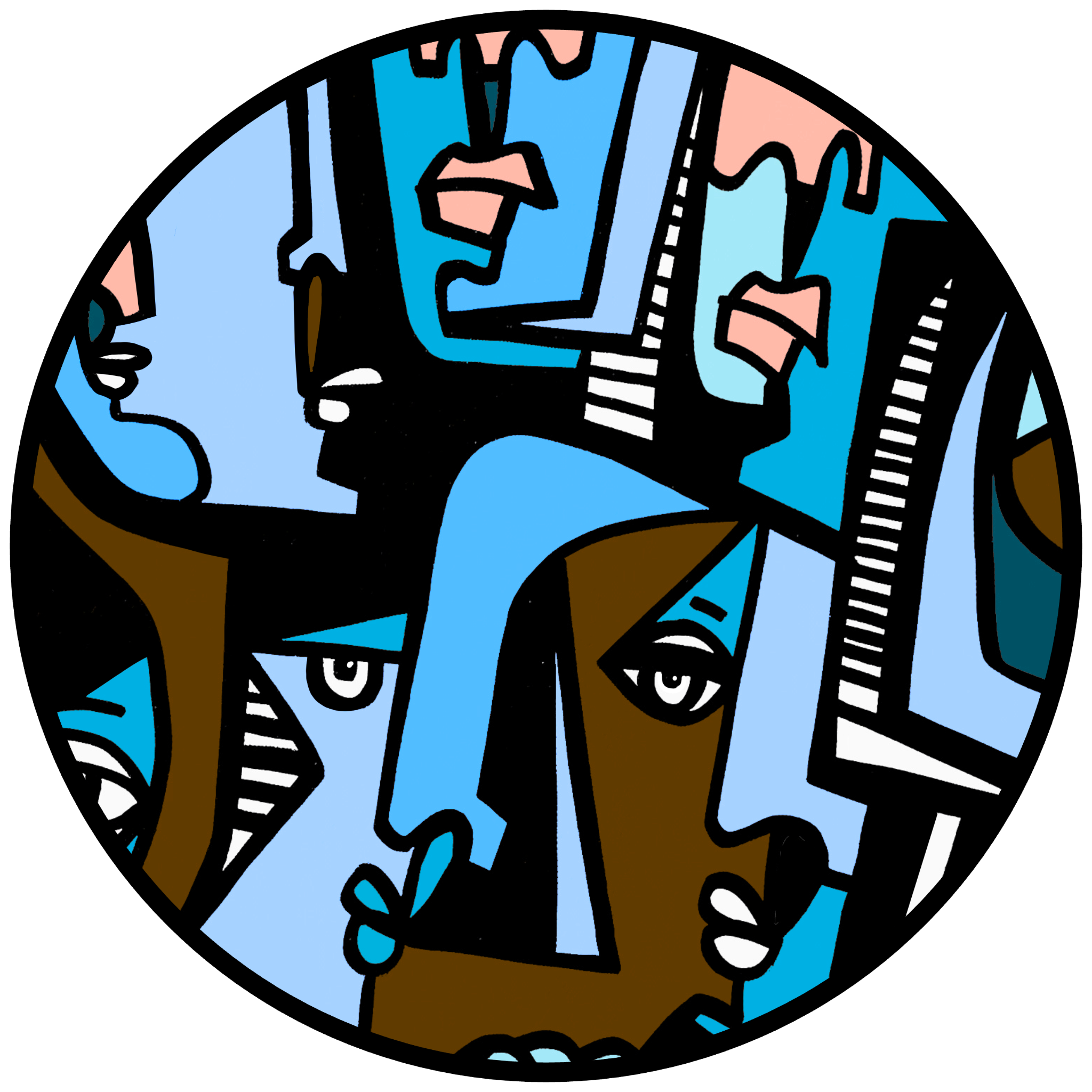 Cubist Circle 69