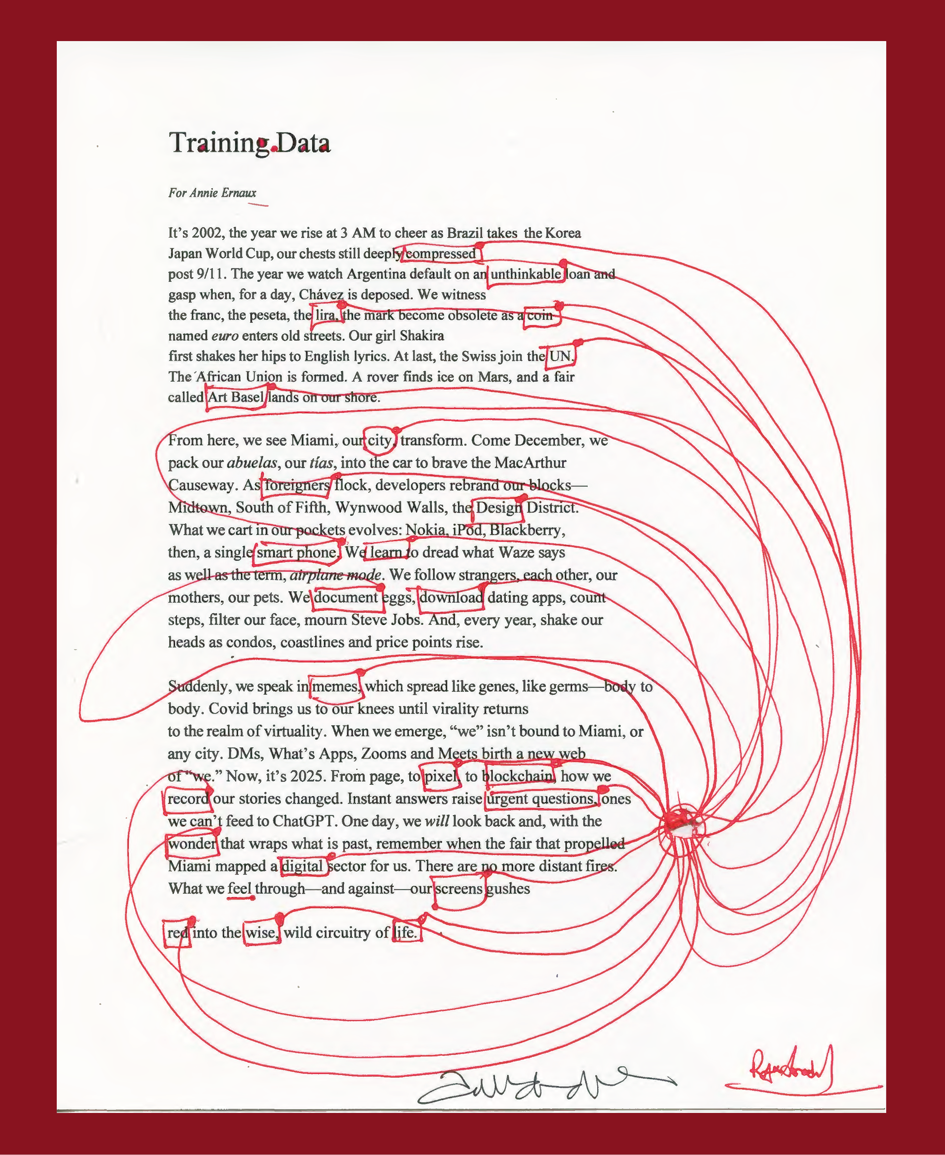 Refik Anadol’s Training Data