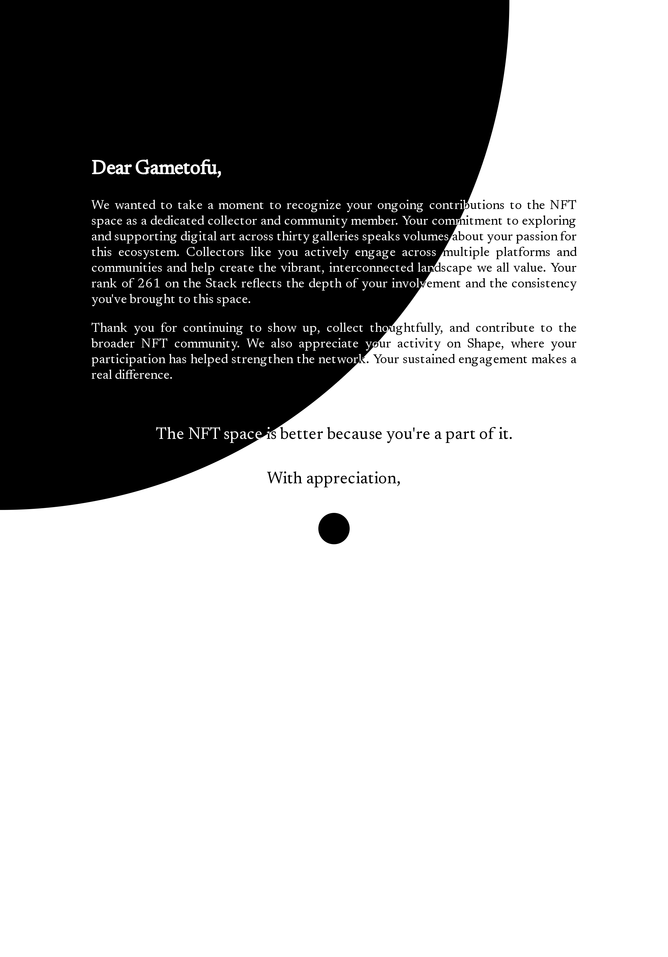 Dear Gametofu