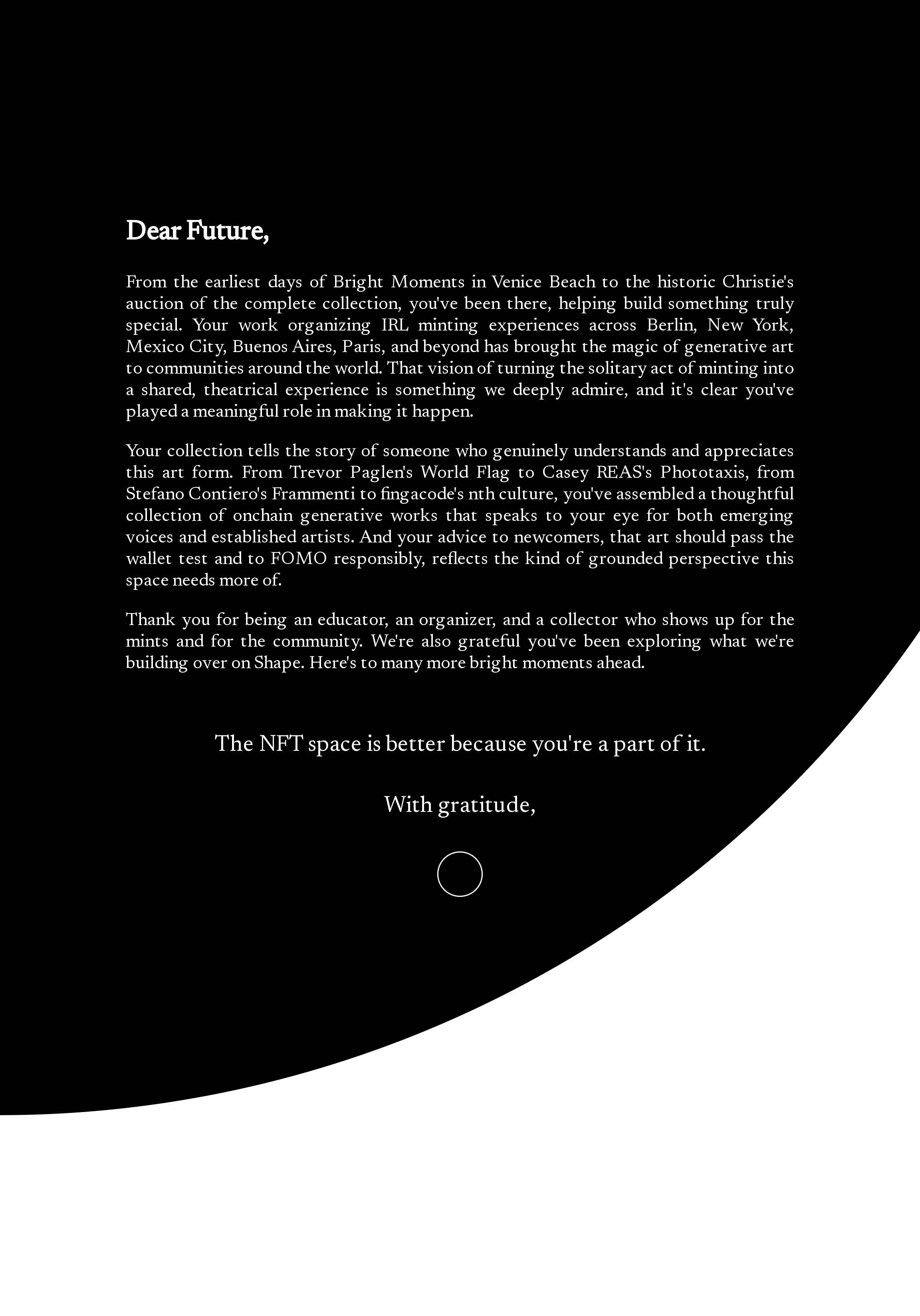 Dear Future