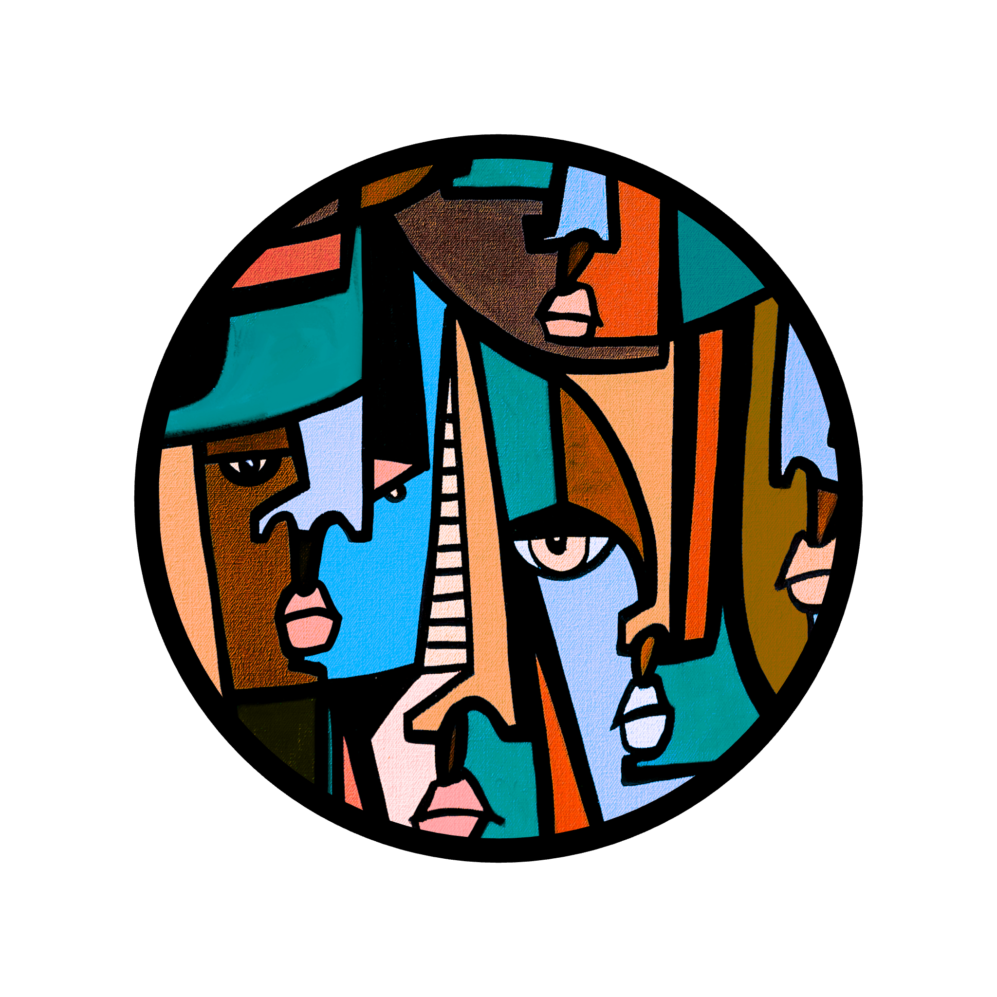 Cubist Circle 84