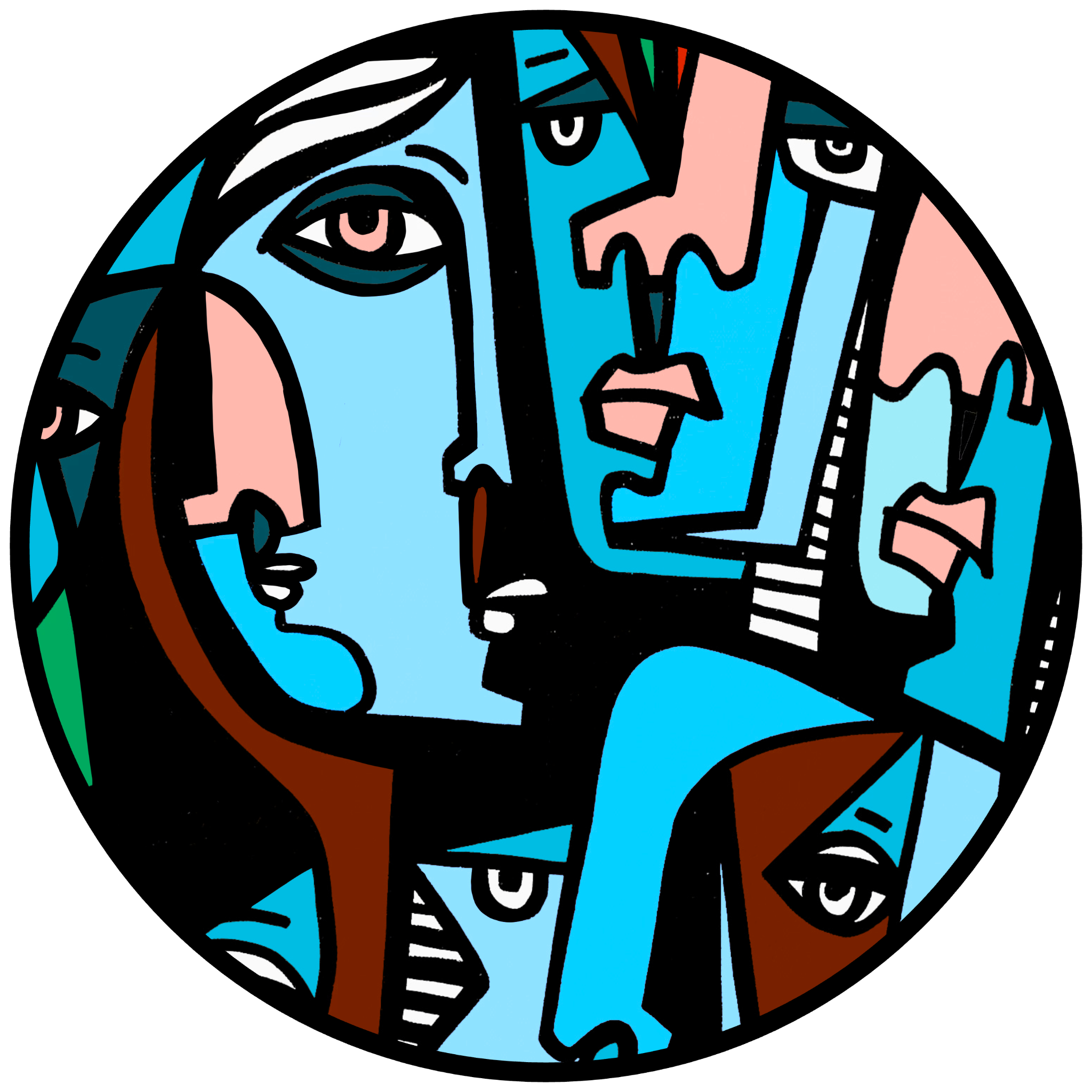 Cubist Circle 116