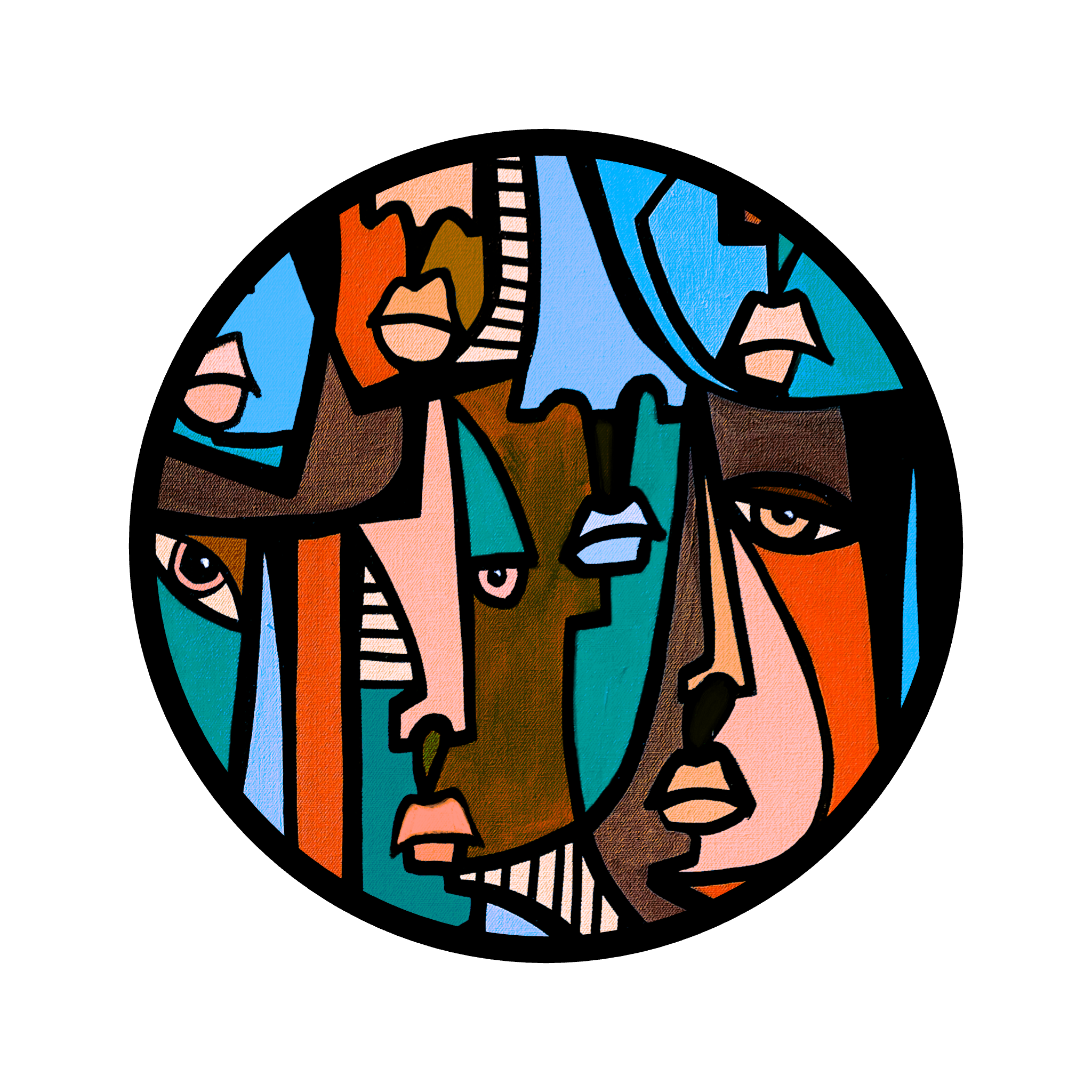 Cubist Circle 131