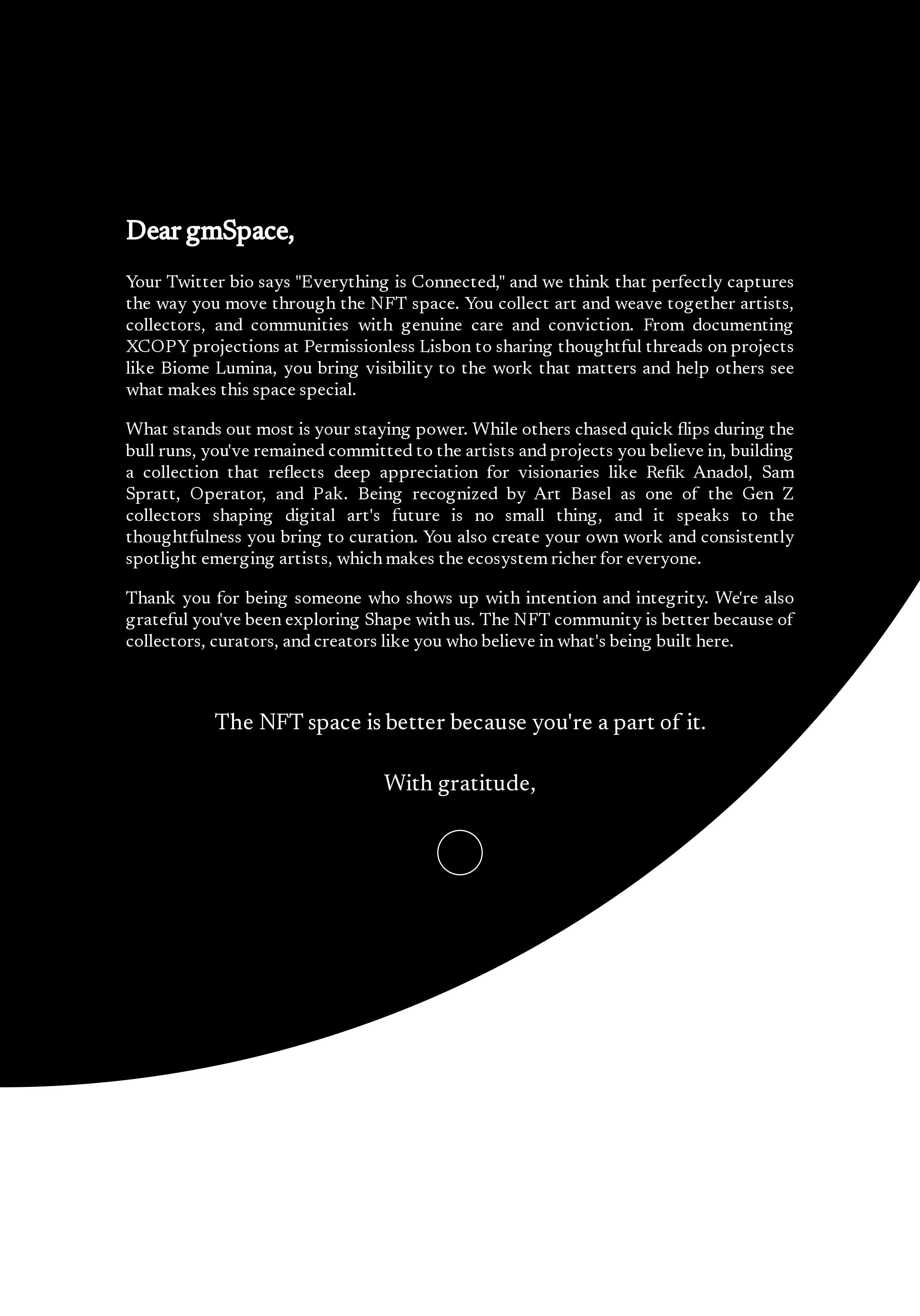 Dear gmSpace