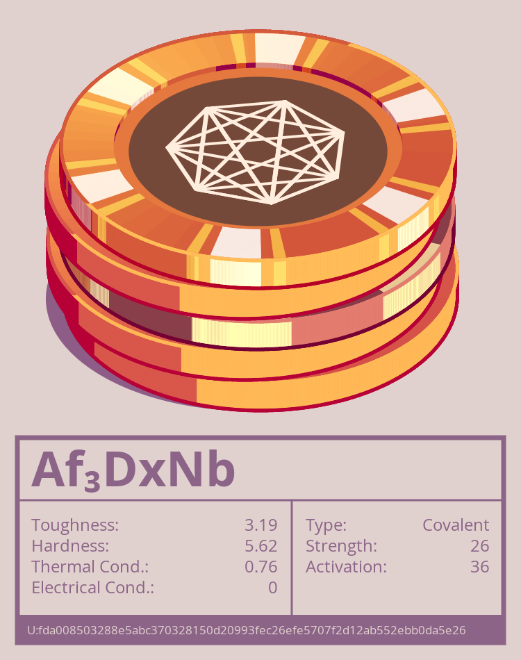 Af₃DxNb molecule