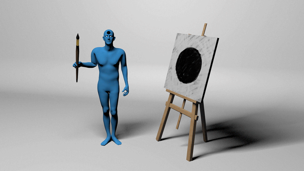 Look at me, I paint the SHAPE.