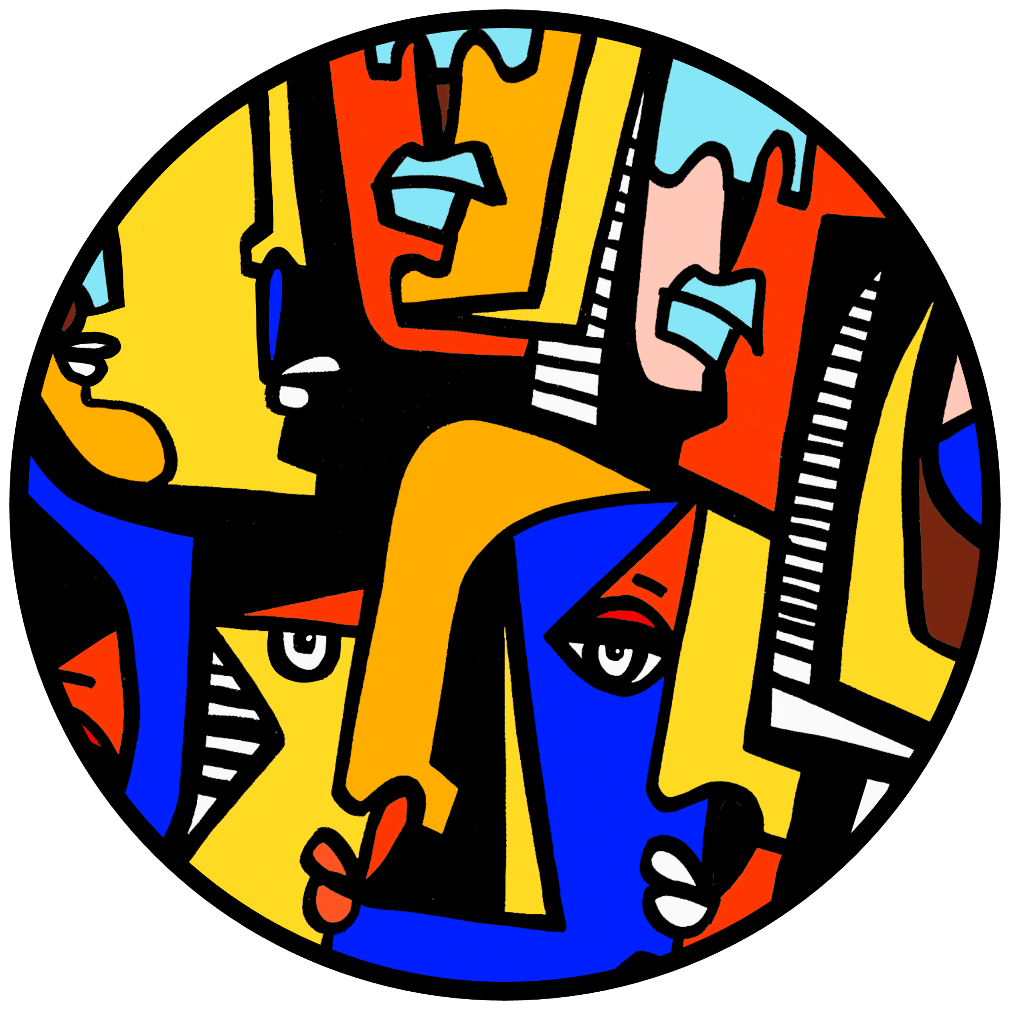 Cubist Circle 36