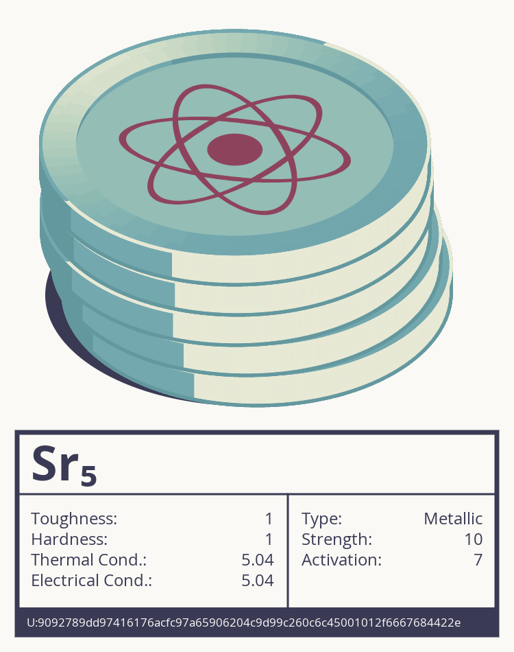 Sr₅ molecule