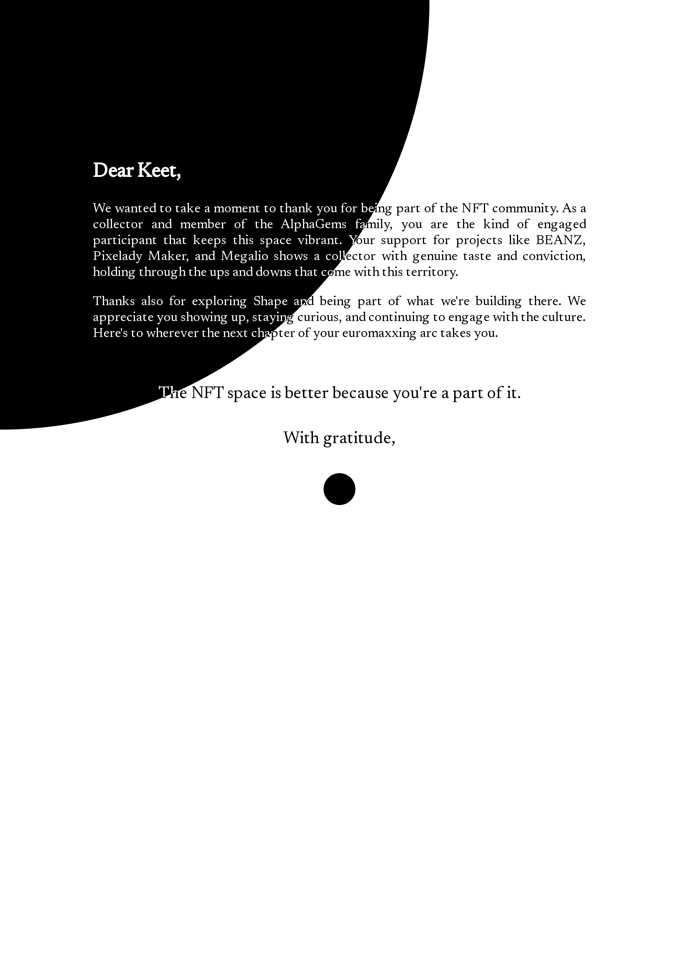 Dear Keet