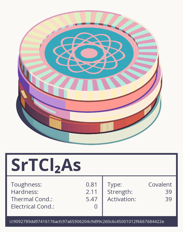 SrTCl₂As molecule