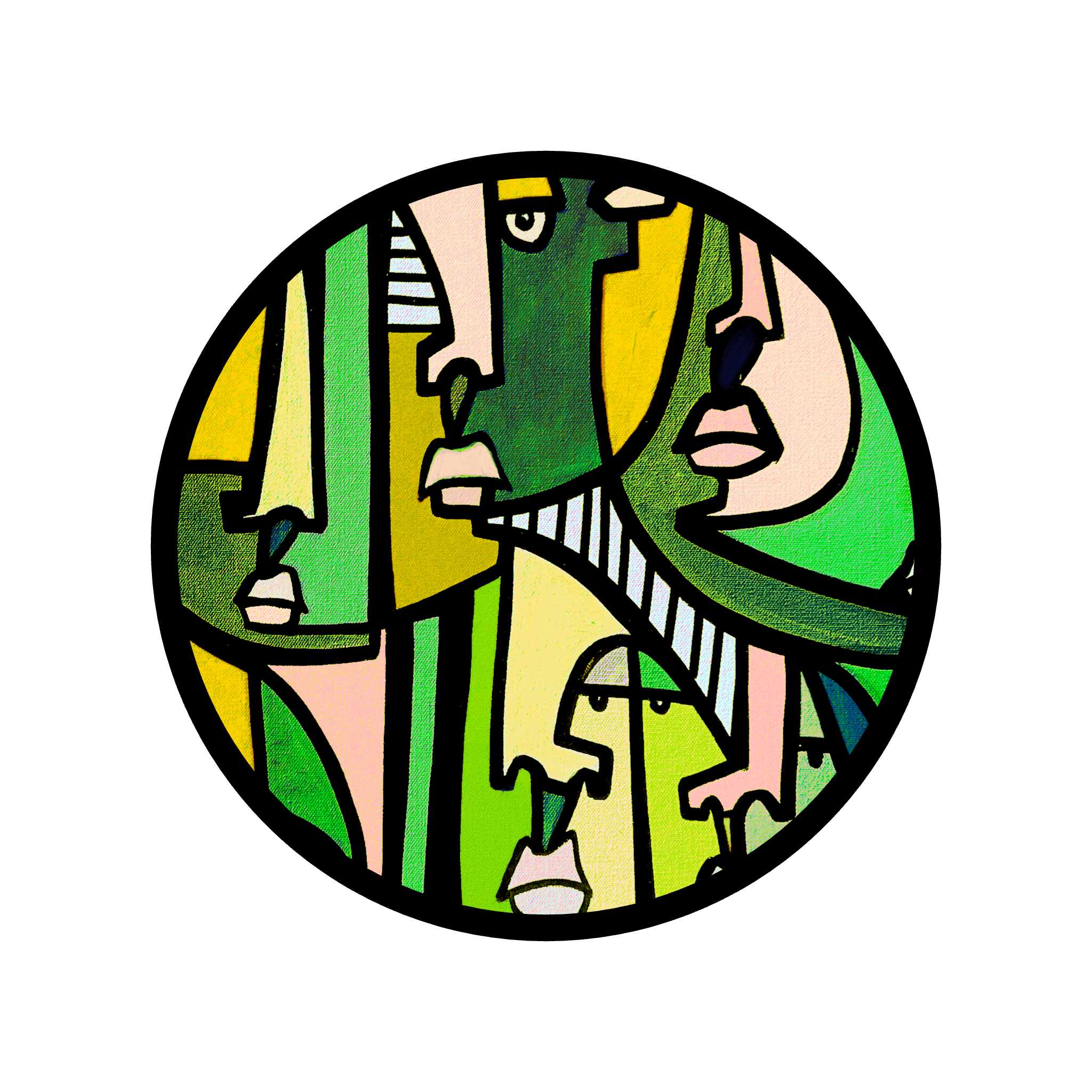 Cubist Circle 70