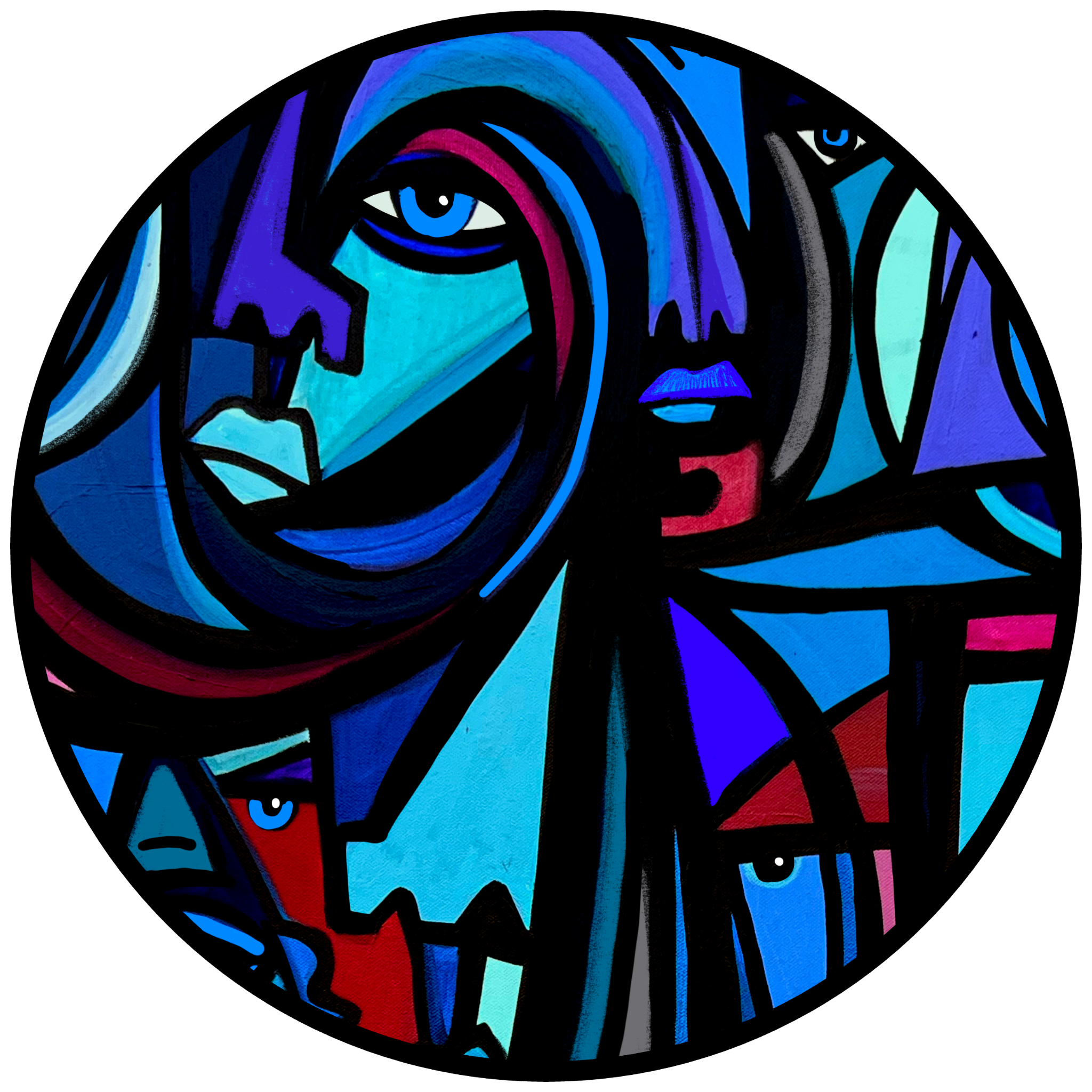 Cubist Circle 130
