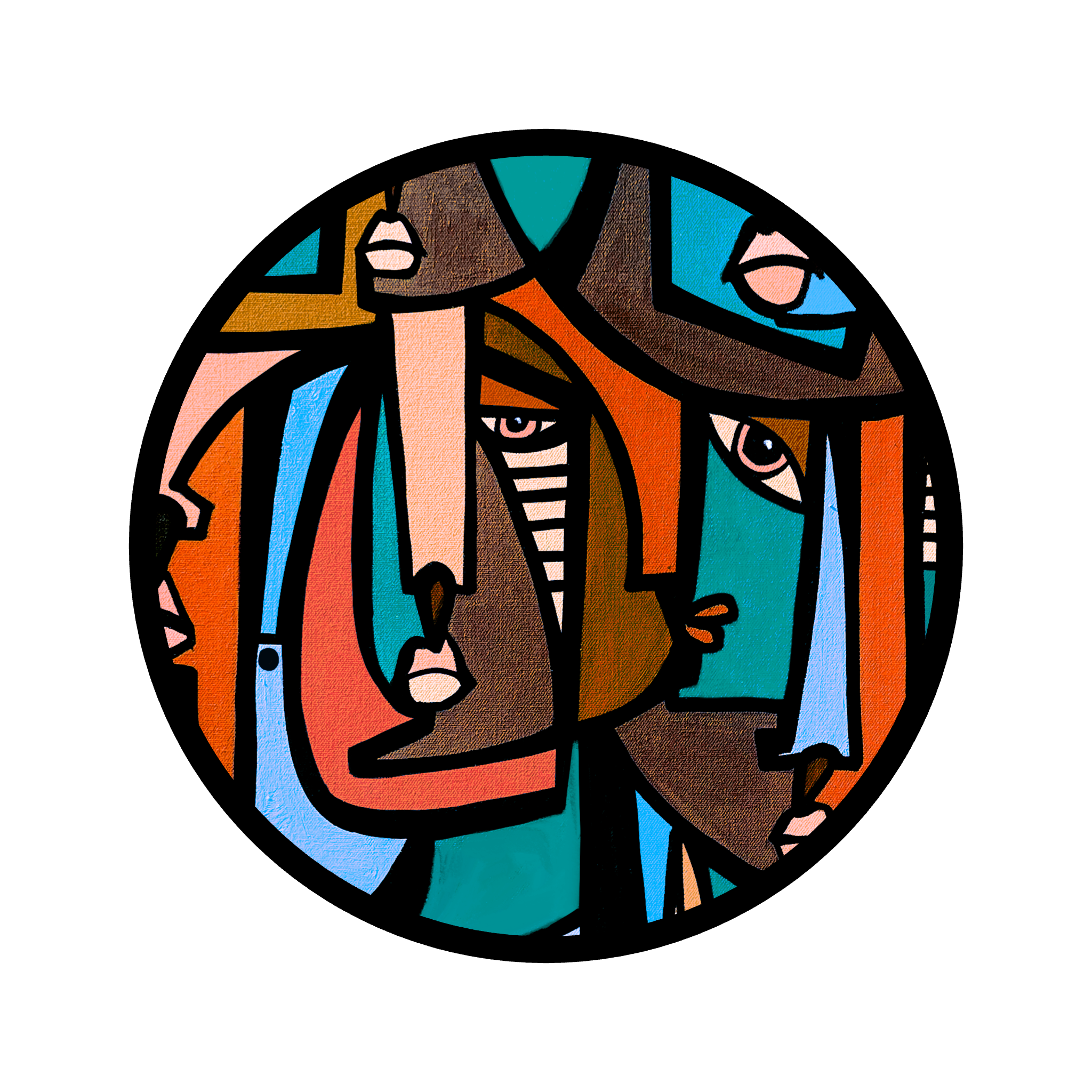 Cubist Circle 169