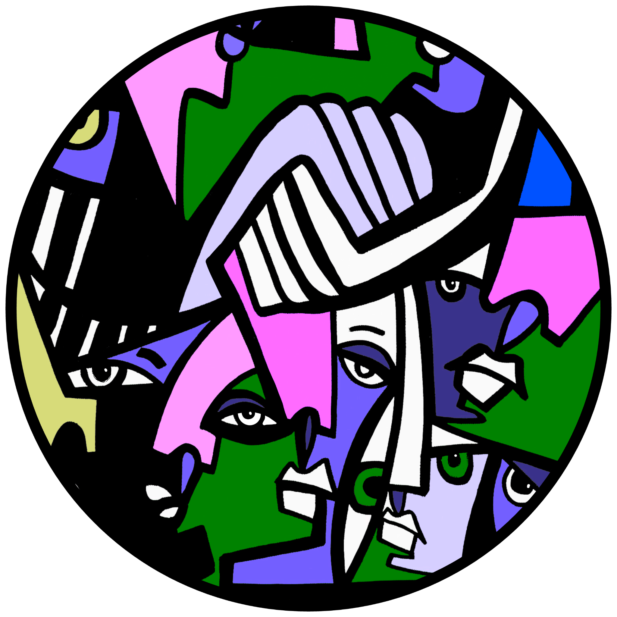 Cubist Circle 35