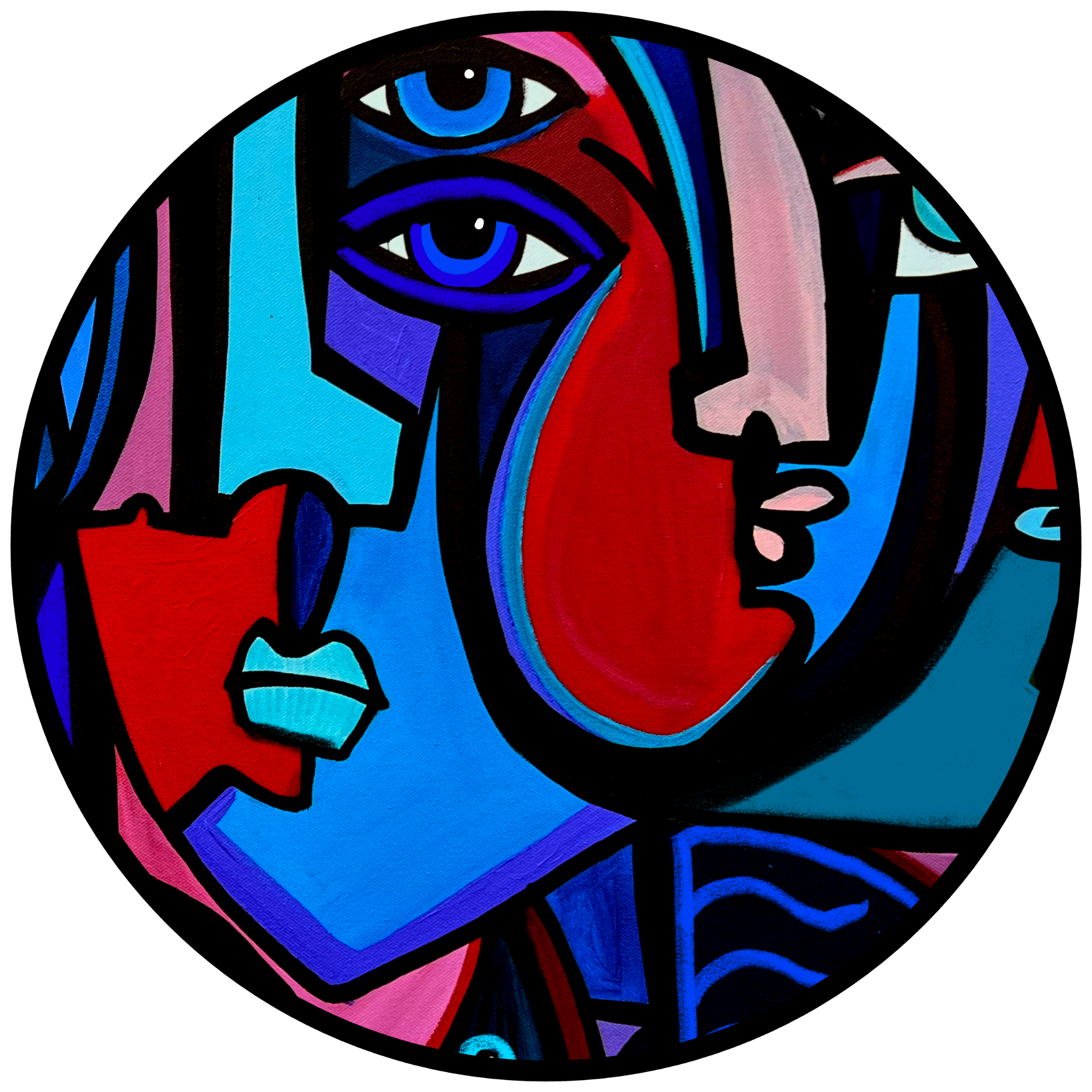 Cubist Circle 168