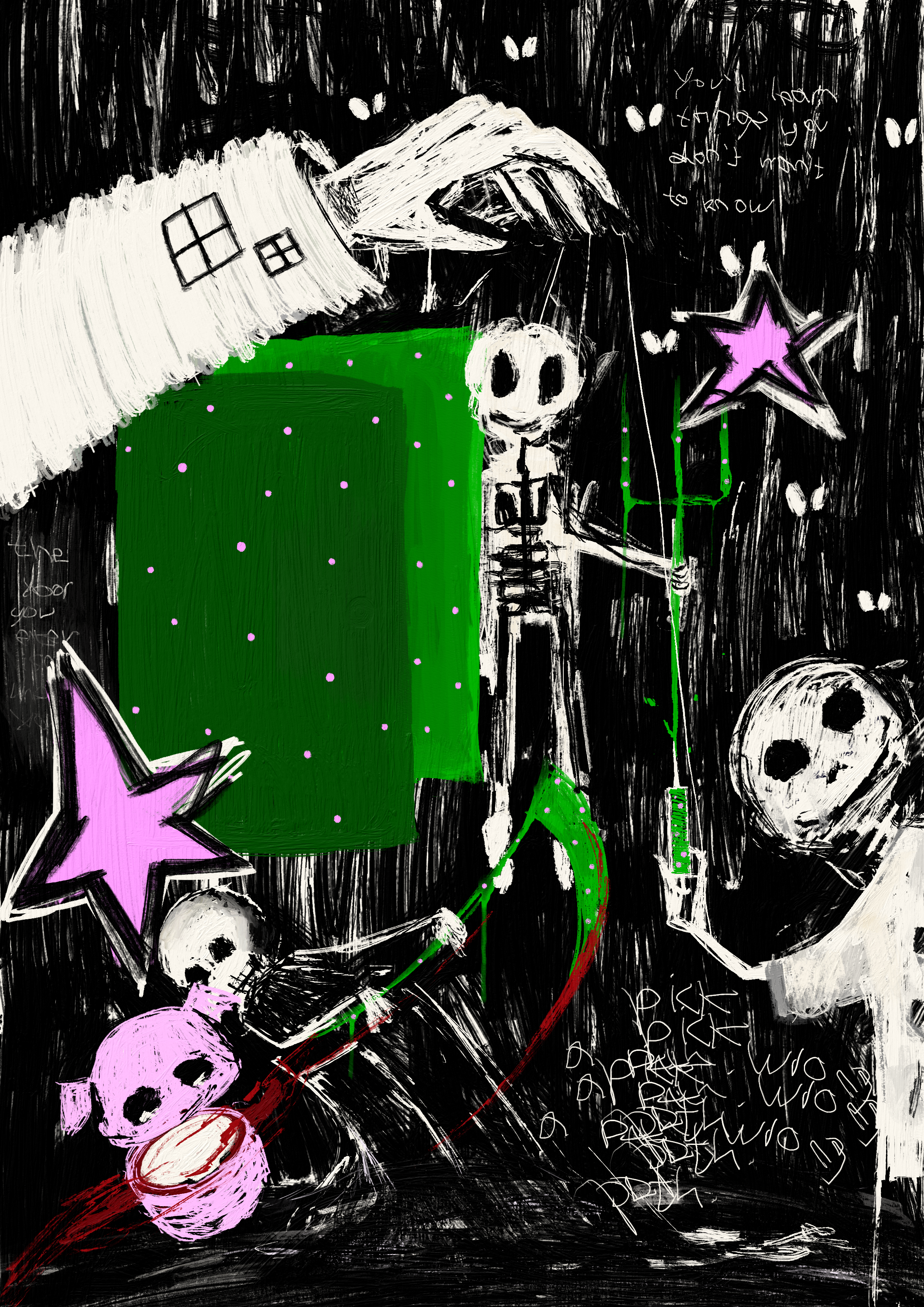 green door
