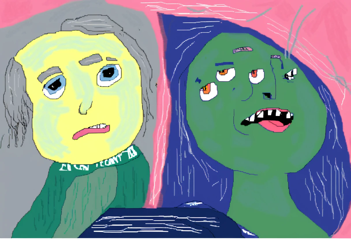 Beatrice Blankstare and unnamed companion