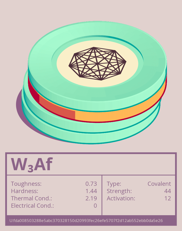 W₃Af molecule